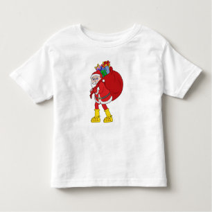 Sinterklaas draagt grote gele laarzen kinder shirts