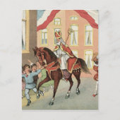 Sinterklaas Dutch St. Nick  St. Nicholas Briefkaart (Voorkant)