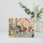 Sinterklaas Dutch St. Nick  St. Nicholas Briefkaart (Staand voorkant)