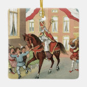 Sinterklaas Dutch St. Nick St. Nicholas Keramisch Ornament (Voorkant)