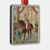 Sinterklaas Dutch St. Nick  St. Nicholas Metalen Ornament (Rechts)