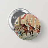 Sinterklaas Dutch St. Nick  St. Nicholas Ronde Button 5,7 Cm (Voorkant /achterkant)