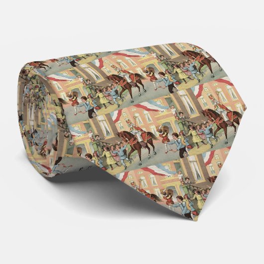 Sinterklaas Dutch St. Nick St. Nicholas Stropdas (Opgerold)