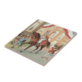 Sinterklaas Dutch St. Nick  St. Nicholas Tegeltje (Zijkant)