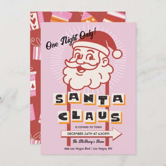 Sinterklaas Een nacht alleen teken Kaart (Voorkant / Achterkant)