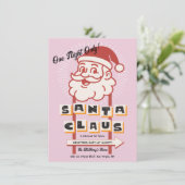 Sinterklaas Een nacht alleen teken Kaart (Staand voorkant)