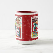 Sinterklaas! Eén nacht maar! Retro Poster ontwerp Mok (Midden)