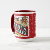 Sinterklaas! Eén nacht maar! Retro Poster ontwerp Mok (Voorkant links)
