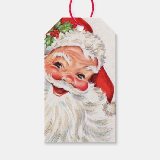 Sinterklaas Eenvoudig te lezen Set van Gift Labels Cadeaulabel (Voorkant)