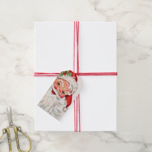 Sinterklaas Eenvoudig te lezen Set van Gift Labels Cadeaulabel (Met Touw)