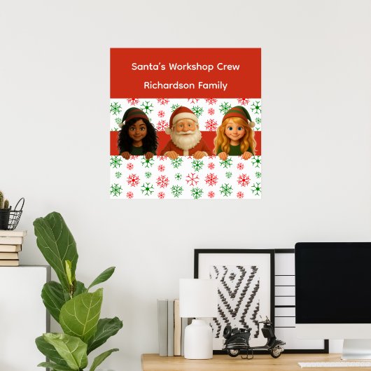 Sinterklaas & Elfengezichten | Noorderlicht Pret K Poster (Thuiskantoor)