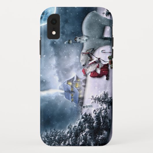 Sinterklaas en Beer van polen Case-Mate iPhone Case (Achterkant)