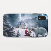 Sinterklaas en Beer van polen Case-Mate iPhone Case (Achterkant (horizontaal))