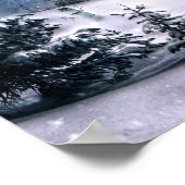 Sinterklaas en Beer van polen Poster (Hoek)