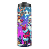 Sinterklaas en boze rendieren thermosbeker (Voorkant)