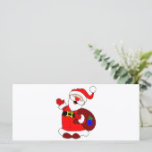 Sinterklaas en cadeauzakje clipart (Staand voorkant)