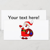 Sinterklaas en cadeauzakje clipart (Voorkant / Achterkant)