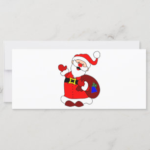 Sinterklaas en cadeauzakje clipart