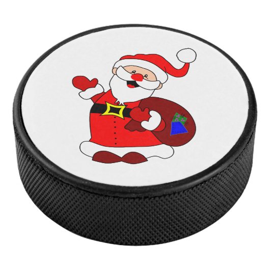 Sinterklaas en cadeauzakje clipart hockey puck (3/4)