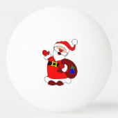 Sinterklaas en cadeauzakje clipart pingpongbal (Achterkant)