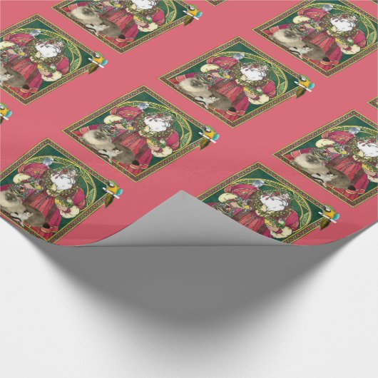 Sinterklaas en de dieren cadeaupapier (Hoek)