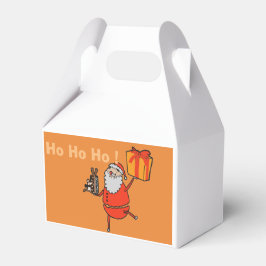 Sinterklaas en een Rat Holding een Cadeau Bedankdoosjes