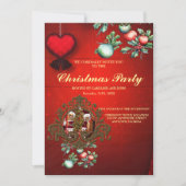 Sinterklaas en elfen na het werk. kaart (Voorkant)