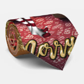 Sinterklaas en elfen na het werk. stropdas (Opgerold)