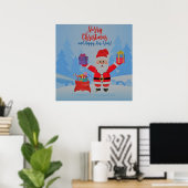 Sinterklaas en geschenken poster (Thuiskantoor)