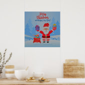 Sinterklaas en geschenken poster (Keuken)
