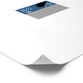 Sinterklaas en Haan toast op het nieuwe jaar Poster (Hoek)