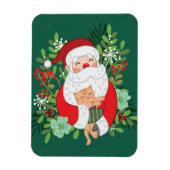 Sinterklaas en kat magneet (Verticaal)