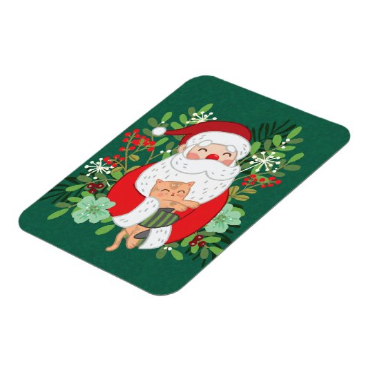 Sinterklaas en kat magneet (Linkerzijde)