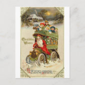 Sinterklaas en kinderen briefkaart (Voorkant)