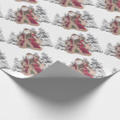 Sinterklaas en klaplopers cadeaupapier (Hoek)