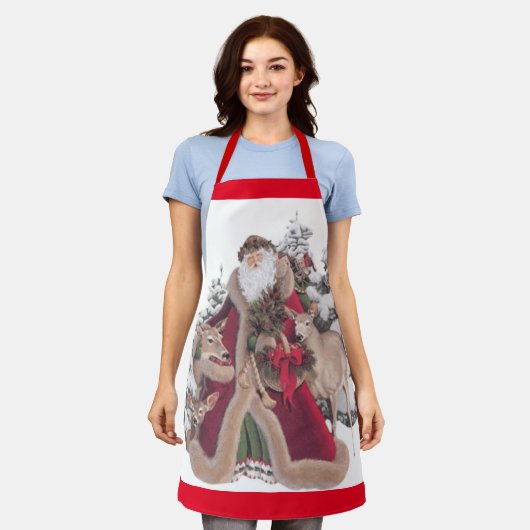 Sinterklaas en klaplopers schort (Gedragen)