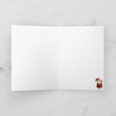 Sinterklaas en koekjes feestdagen kaart (Binnen)