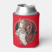 Sinterklaas en Krampus Blikjeskoeler (Blikje Voorkant)