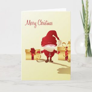 Sinterklaas en lege kaartje voor geschenken feestdagen kaart