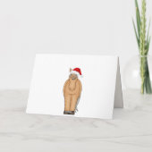 Sinterklaas en paardenkerstmis feestdagen kaart (Achterkant)