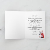 Sinterklaas en Piet op de daken van Amsterdam Kaart (Binnen)