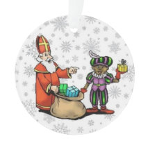 Sinterklaas en Piet Ornament