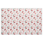 Sinterklaas en pinguïn gepersonaliseerde Kerstmis Stof (Fat Quarter)