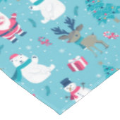 Sinterklaas en Polar Beer Tafelkleed (Gekanteld)