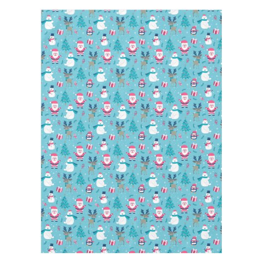 Sinterklaas en Polar Beer Tafelkleed (Voorkant)