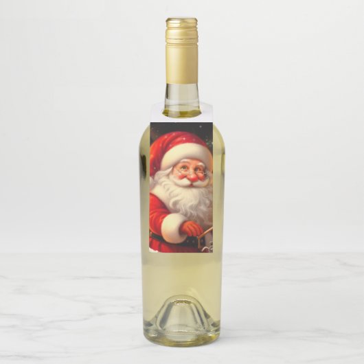 Sinterklaas en rendier flessenhanger (Op fles)