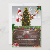 Sinterklaas en rendier kaart (Voorkant)