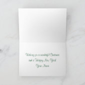 Sinterklaas en rendier kaart (Binnen)