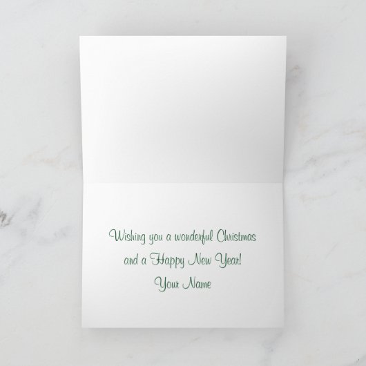 Sinterklaas en rendier kaart (Binnen)