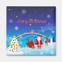 Sinterklaas en rendier magneet